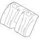 Toyota 71077-62030-A1 Rear Seat Back Cover (For Bench Type)