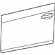 Toyota 67111-47030 Panel, Front Door, Outs