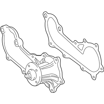 Toyota 16100-69155 Pump Assembly, Water