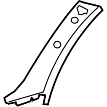 Toyota 62210-60310-C0 GARNISH Assembly, Front Pillar