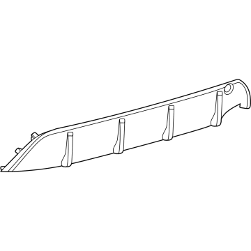 Toyota 52169-12280 COVER, RR BUMPER, LW