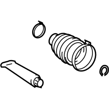 Toyota 04437-0R010 Front Cv Joint Boot Kit 04437-0R010 Toyota Front Cv Joint Boot Kit Illustration 1 of 1