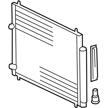 Toyota 88460-AZ002 CONDENSER Assembly, Mvp