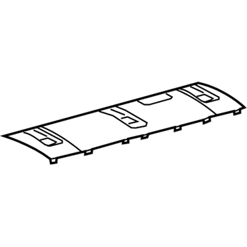 Toyota 64383-02080-C0 Grille, Rr Speaker