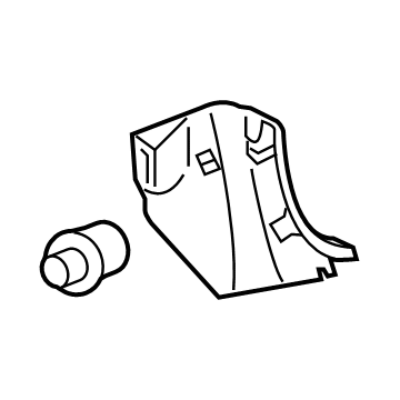 Toyota 62112-02400-C0 Board, COWL Side Tri