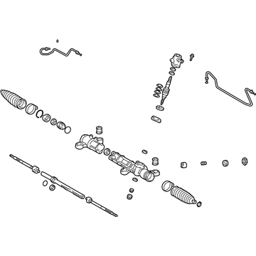 Toyota 44250-32200-84 Remanufactured Steering Gear Assembly 44250-32200-84 Toyota Remanufactured Steering Gear Assembly Illustration 1 of 1