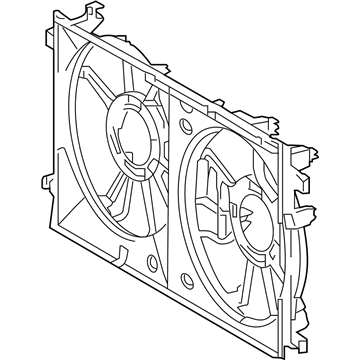 2022 Toyota Corolla Fan Shroud - 16711-37150
