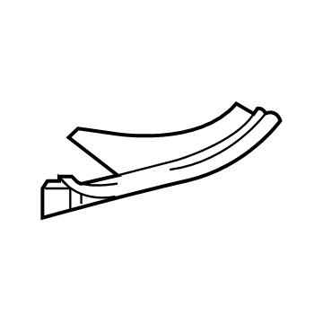 Toyota 67918-12200-C0 Plate, Rr Door SCUFF