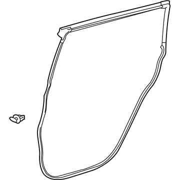 2015 Toyota Highlander Door Seal - 67872-0E050
