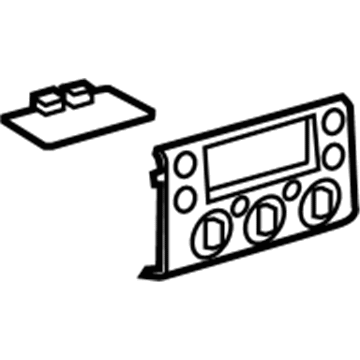 Toyota 84010-35121-D0 Control & Panel Assembly