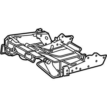 Toyota 71016-0E100 Frame Sub-Assembly, Rear Seat