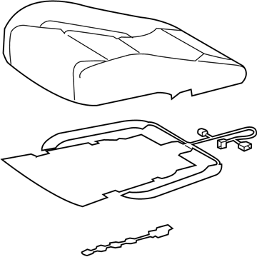 Toyota 71101-24060-C1 Seat Sub-Assembly, Front RH