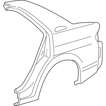 Toyota 61602-47031 Panel Sub-Assembly, QUAR