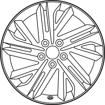Toyota 42611-0A420 Disc Wheel 42611-0A420 Toyota Disc Wheel Illustration 1 of 1
