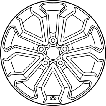 Toyota 42611-0A410 Disc Wheel 42611-0A410 Toyota Disc Wheel Illustration 1 of 1
