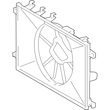 2025 Toyota GR Corolla Fan Shroud - 16711-18020