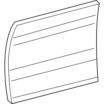 Toyota 67112-60280 Panel, Front Door, Outer LH