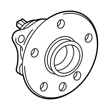 thumbnail image 2 of Factory OEM Front Right Passenger Spindle Hub For 2004-2009 Toyota Prius – Pulled From 2005 2 of 5