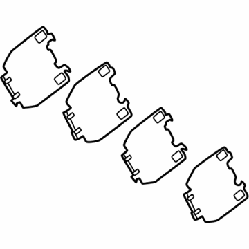 Toyota 04946-52120 SHIM Kit, Anti SQUEA Toyota 04946-52120 SHIM Kit, Anti SQUEA