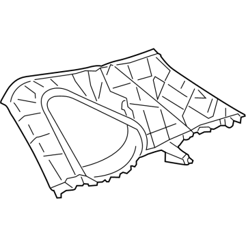 Toyota 62470-0A090-A0 GARNISH ASSY, ROOF S