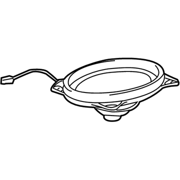 86160-02A00 Toyota Radio Speaker Assembly Illustration 1 of 1
