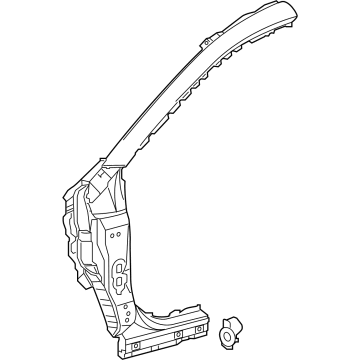 Toyota 61020-48010 Member Assembly, Side, L
