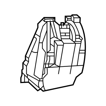 Toyota 73224-0E080 COVER, FR SEAT BELT