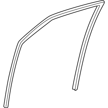 Toyota 68151-01030 Run, Front Door Glass