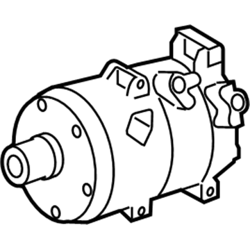 88320-07110-84 Toyota Remanufactured Air Conditioning Compressor Assembly Illustration 1 of 1