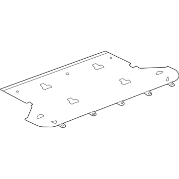 Toyota 58570-60790-A2 Carpet Assembly, Rear Floor