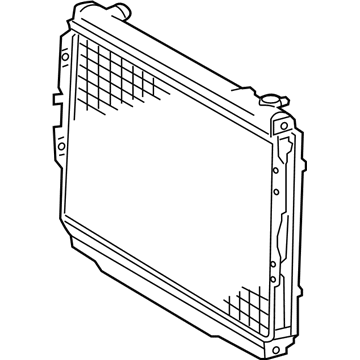 Toyota 16410-AZ012 Radiator Assembly, Mvp