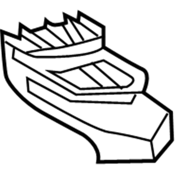 Toyota 52561-06040 Retainer, Rear Bumper