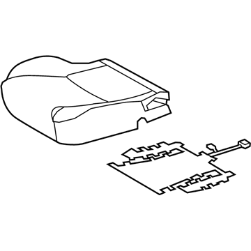 Toyota 71071-0Y272-B1 Cover Sub-Assembly, Fr S