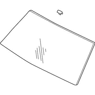 56111-60581-8N Toyota Windshield Glass Illustration 1 of 1
