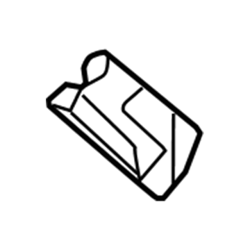 Toyota 57188-02040 Plate, Front Side MEMBE