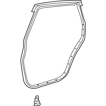 2006 Toyota Prius Door Seal - 67872-47020