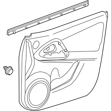 Toyota 67620-42710-B5 Panel Assembly, Door Trim