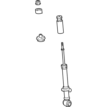 48530-80440 Toyota Shock Absorber Assembly Illustration 1 of 1