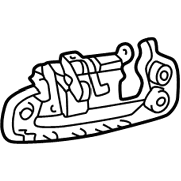 Toyota 69220-42020-B1 Handle Assembly, Front Door Outside
