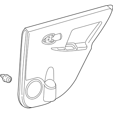Toyota 67630-52L41-B0 Panel Assembly, Rear Door