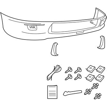 Toyota PZ321-21005 Spoiler Kit,Front BUMPE