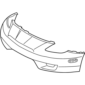 08164-20830 Toyota Front Bumper Cover Illustration 1 of 1