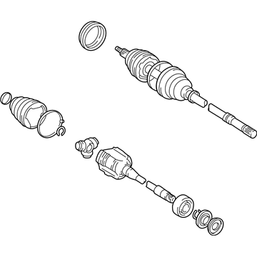Toyota 43410-06060-84 Reman Cv Axle, Right