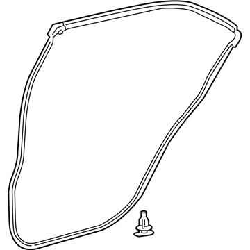 2015 Toyota Corolla Door Seal - 67872-02230