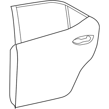 Toyota 67003-02400 Panel Sub-Assembly, Rear D