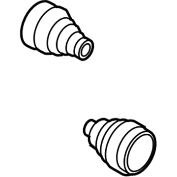 04427-60141 Toyota Front Drive Shaft Boot Kit Illustration 1 of 1