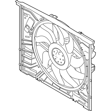 2022 Toyota GR Supra Fan Blade - 16360-WAA03