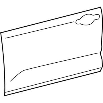 Toyota 67111-0C040 Panel, Front Door, Outer RH