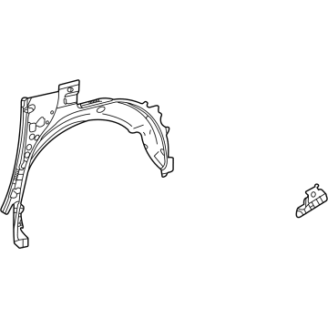 Toyota 61631-08030 Panel, Quarter Wheel