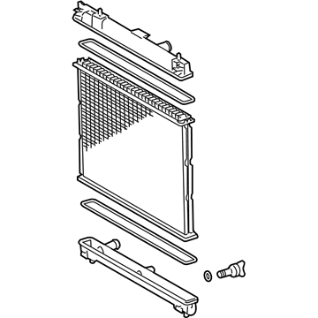 Toyota 16410-AZ036 Radiator Assembly, Mvp